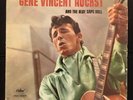 GENE VINCENT ROCKS ORIGINAL UK FIRST ISSUE GREEN LABEL & HALF MOON FLIPBACK