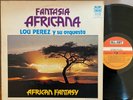 Lou Perez Y Su Orchestra Fantasia Africana African All Art Latin Jazz LP 1581