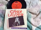 Cyndi Lauper UK Picture Sleeve 7” Vinyl Blue Angel I’m Gonna Be Strong Anna Blue
