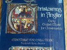 Holiday Christmas CHRISTESMAS In ANGLIA Early Music 1979 NONESUCH LP RECORD