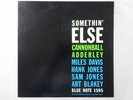 Cannonball Adderley Somethin' Else Blue Note BLP 1595 Japan  VINYL LP