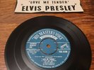ELVIS PRESLEY 1956  U.K E.P LOVE ME TENDER  HIS MASTERS VOICE  7EG 8199 EX++