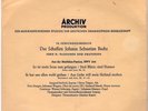Johann Sebastian Bach (1685-1750) • Aus der Matthäus-Passion 7