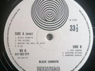 Black Sabbath LP Same Self Titled UK Large Vertigo Swirl Press MISSPELT OSSIE