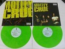 MOTLEY CRUE - S/T Double LP Green Vinyl.Rock Metal,Guns n Roses,Poison,Bon Jovi