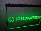 Cartel luminoso led PIONEER sign light neon luz cuadro radio audio car the album