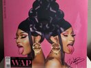 Cardi B & Megan Thee Stallion - WAP limited edition pink vinyl printed signed