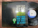 CANNONBALL ADDERLEY SOMETHIN' ELSE BLUE NOTE LNJ 80064 STEREO JAPAN LP