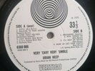 Uriah Heep LP Very Eavy Very Umble UK Large Vertigo Swirl 1st Press PUBLISH CRED