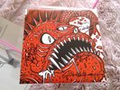 uk subs the beast red vinyl predator blue with badges all mint