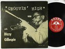 Dizzy Gillespie - Groovin' High LP - Savoy - MG 12020 Mono DG RVG VG+