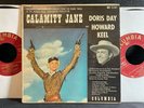2 Ep book DORIS DAY / CALAMITY JANE Howard Keel 1953 Columbia  B-347 plays NM
