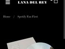 Lana Del Rey Chemtrails Over The Country Club Picture Disc Spotify Fan Rare