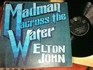 ELTON JOHN -    Madman Across The Water,    ORIG 1971 UK 'RED VINYL' LP + BOOK