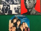 3 Rolling Stones LP Vinyl Records Through Past Darkly Emotional Rescue Tattoo
