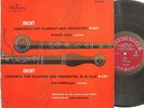 Westminster WL 5307 lp MOZART CONCERTOS clarinet WLACH bassoon OEHLBERGER 1954