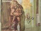 JETHRO TULL + Aqualung  -  LP mit ORIGINAL AUTOGRAMM Ian Anderson
