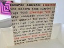 MODERN JAZZ QUARTET - CONCORDE -PRESTIGE 7005 - MONO 50TH NY - VAN GELDER- FIRST