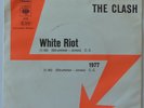 The Clash - White Riot / 1977 - CBS Blitzinfo Promo 5058 von 1977 Mega Rar