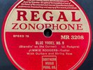 JIMMY RODGERS & LOUIS ARMSTRONG Blue Yodel Regal MR 3208 UK-1930 10