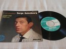 SERGE GAINSBOURG  - LA CHANSON DE PREVERT  - PHILIPS 432.533 - 45 tours - VG+