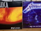 2 Metallica Vinyl LPs Ride The Lightning Und Reload. Heavy Thrash Metal