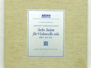 PIERRE FOURNIER - JS BACH the 6 suites for cello solo ARCHIV SAPM 3xLPs box NM