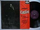 JOHNNY CASH With His Hot And Blue Guitar LP 1959 UK orig plum labels EX