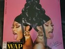 SEALED Cardi B WAP Limited Stamp Signed GOLD LP Vinyl Megan Thee Stallion Music