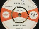 HORACE SEATON   I'm So Glad /Tell Me   ISLAND WI 128    7in LISTEN