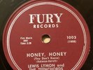 Lewis Lymon Teenchords DOOWOP 78 Honey Honey / Please Tell The Angels FURY MINT-