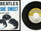 THE BEATLES 45 & PS Ain't She Sweet 1964 Atco 45-6308 Matrix No. 64-C-7884-23