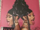 Cardi B Wap SIGNED Limited Pink Edition LP Vinyl Megan Thee Stallion IN Hand