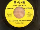 Northern Soul Johnny Nash (I'm So) Glad You're My Baby MGM Demo NM