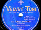 Velvet-Tone 2104: Mills Merry Makers-St James Infirmary/Julie Wintz-Harmonica V+