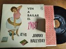 JOHNNY HALLYDAY - Ven a bailar el Twist ****  Philips Espagne 1961 EP