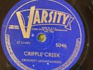 Varsity 5046 ( CROWN) Crockett Kemtucky Mountaineers 78rpm Country 1932 E+
