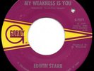 northern soul motown 45 EDWIN STARR My Weakness Is You GORDY VG++
