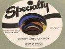 R&B Soul 45 - Lloyd Price - Lawdy Miss Clawdy - Specialty - VG++ PROMO WLP