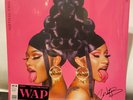 CARDI B + MEGAN THEE STALLION WAP Pink vinyl 12” record single IN HAND RARE