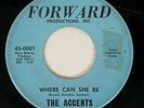 ACCENTS Where Can She Be Forward Obscure Private Sunshine Pop 45 HEAR