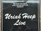 URIAH HEEP LP URIAH HEEP LIVE 1973 FIRST PRESS EX+/EX  £42.00