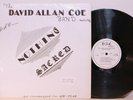 DAVID ALLAN COE BAND - Nothing Sacred - Private Lewd Outlaw Country LP