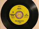 Beach Boys DARLIN'/Here Today Capitol GREEN PROMO 45 w/ STAR (MINT-) RARE Record