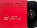 Claude Starck: Bach- 3 Sonatas for Violoncello and Harpsichord  / Claves