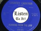 MI Outlaw Bopper Rockabilly 45 GENE NITZ Running From The Law COUNTRY CARAVAN M-