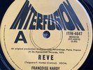 FRANCOISE HARDY 'REVE' original 1972 Australian 7