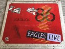 The Eagles Live Record Vinyl 1980 Rock Double LP, Original Sleeves, Poster- Mint