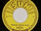 JOHNY CASH: Folsom Prison Blues US SUN 232 Rare Rockabilly 45