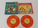 Walt Disney's Mickey Mouse Club Golden Records Set of 4 1950s Two with Sleeves